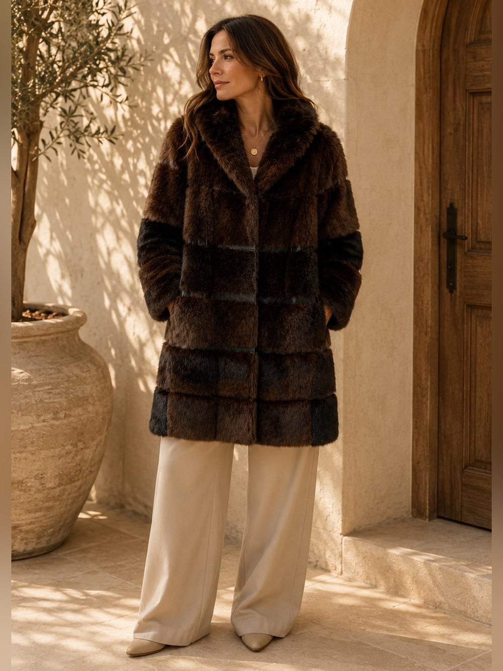 SPECIAL VINTAGE FUR COAT - Picture 1 of 17